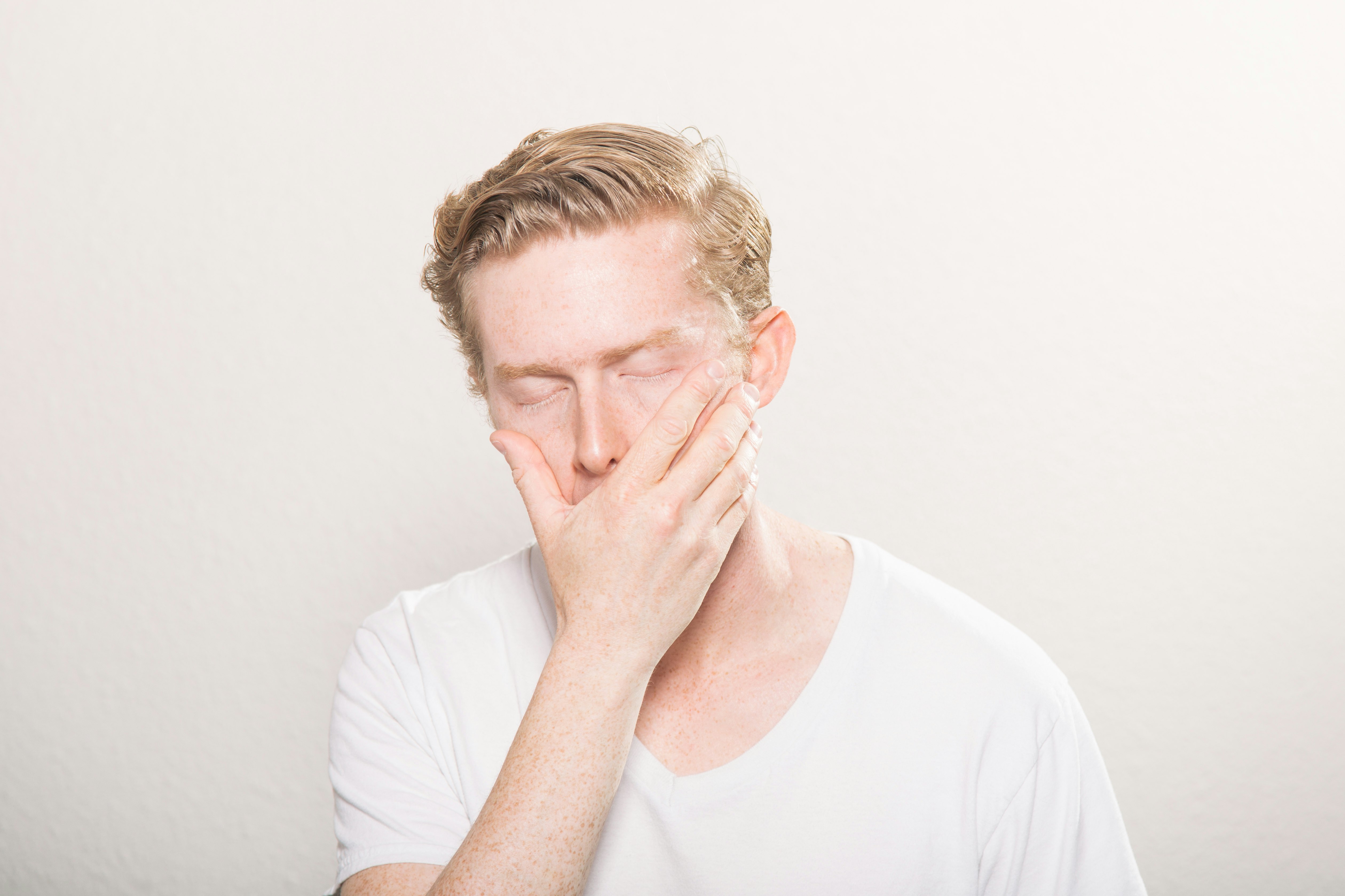 I snapped this self-portrait while setting up the studio for a portrait shoot.