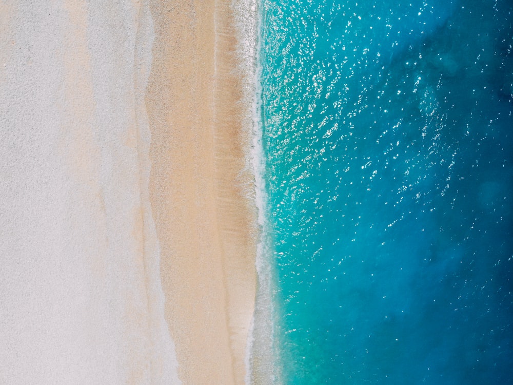 fotografia aérea de Seashore