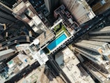 aerial photography of city buildings
