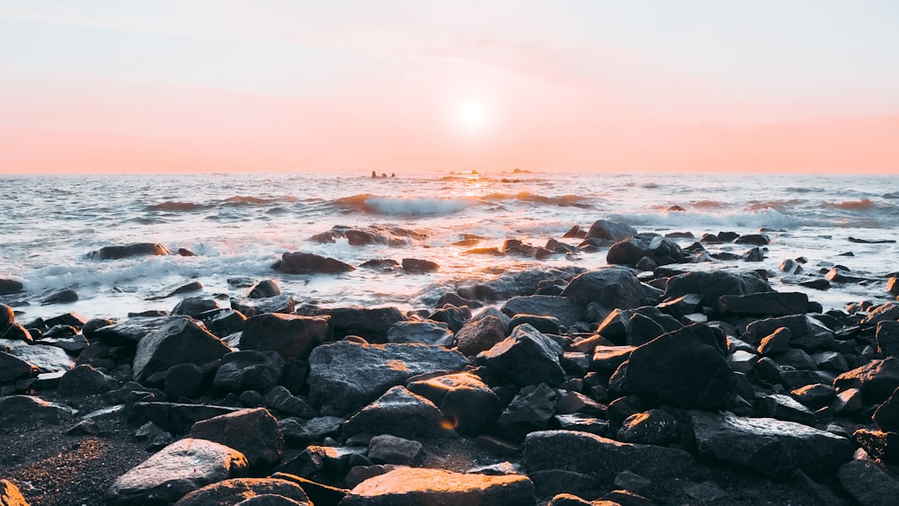 long exposure photography of ocean