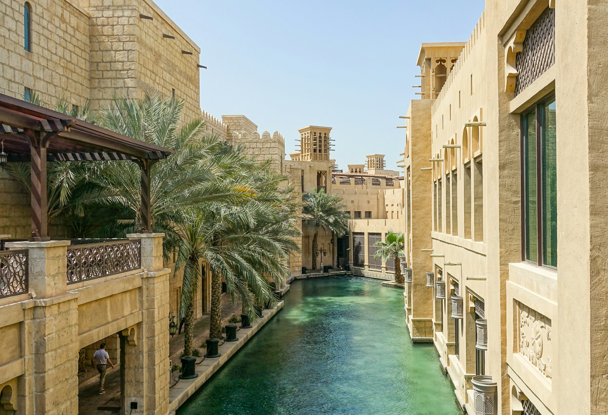 View of a street in Dubai