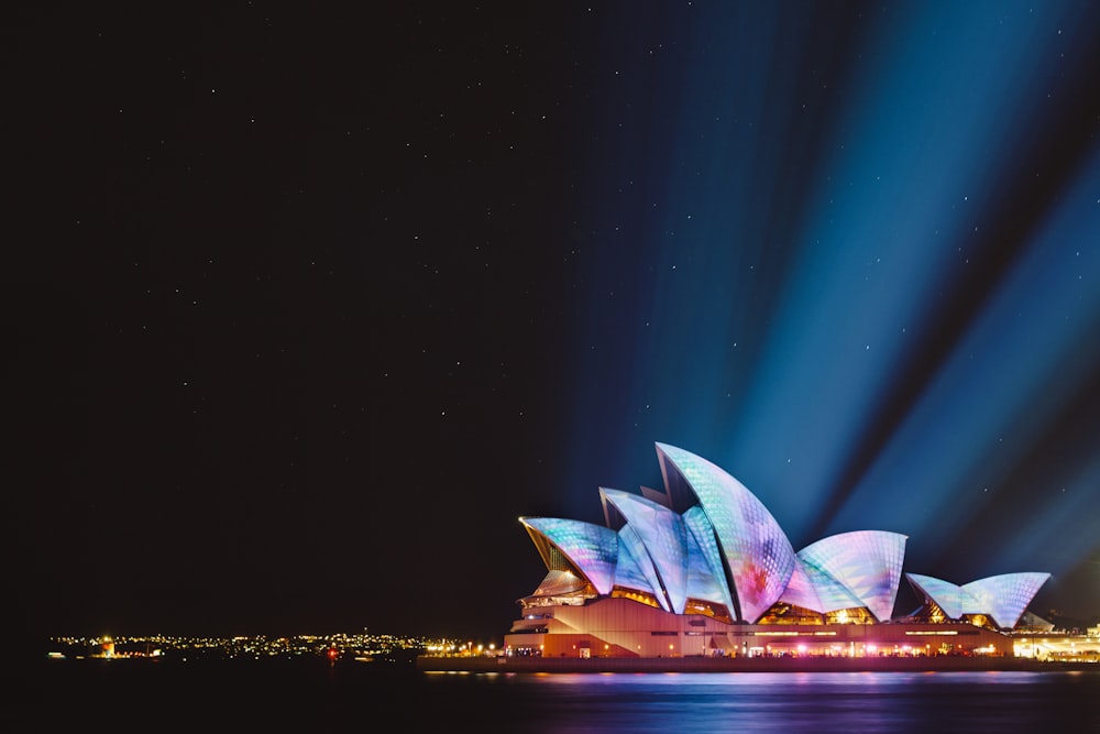 Opera House, Sydney during nighttime