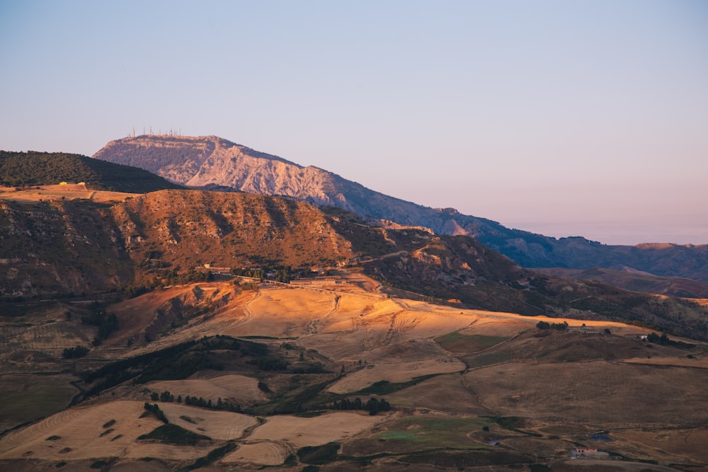 landscape photography of mountain