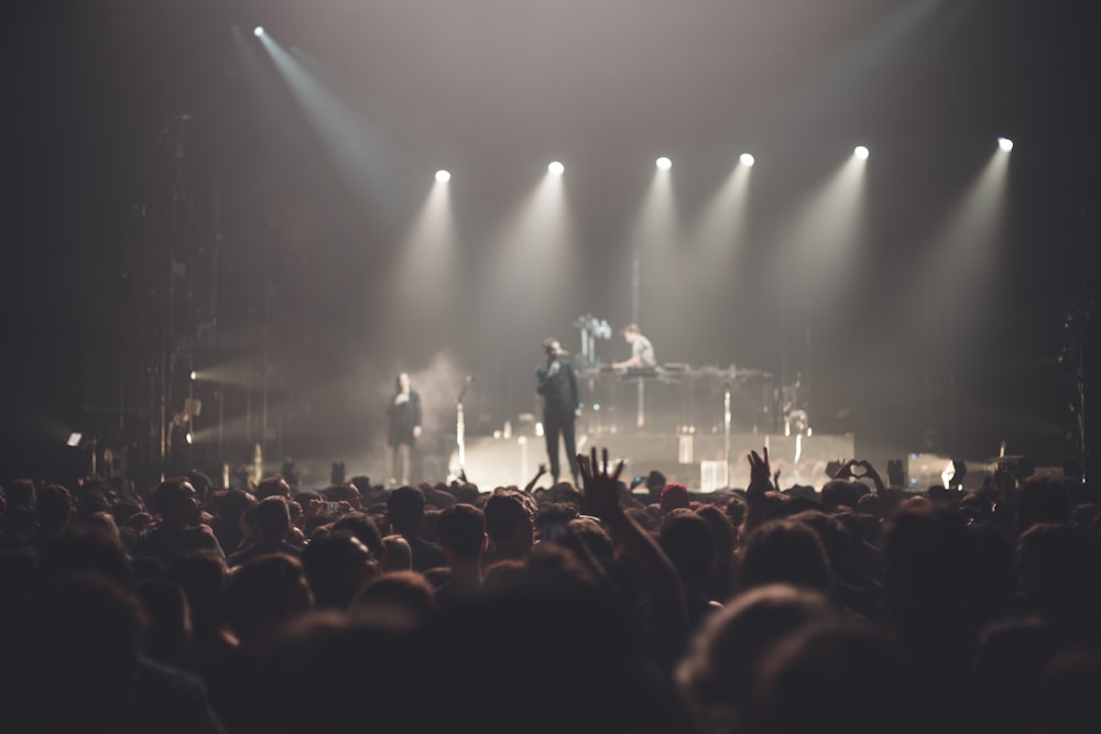 band performing on stage