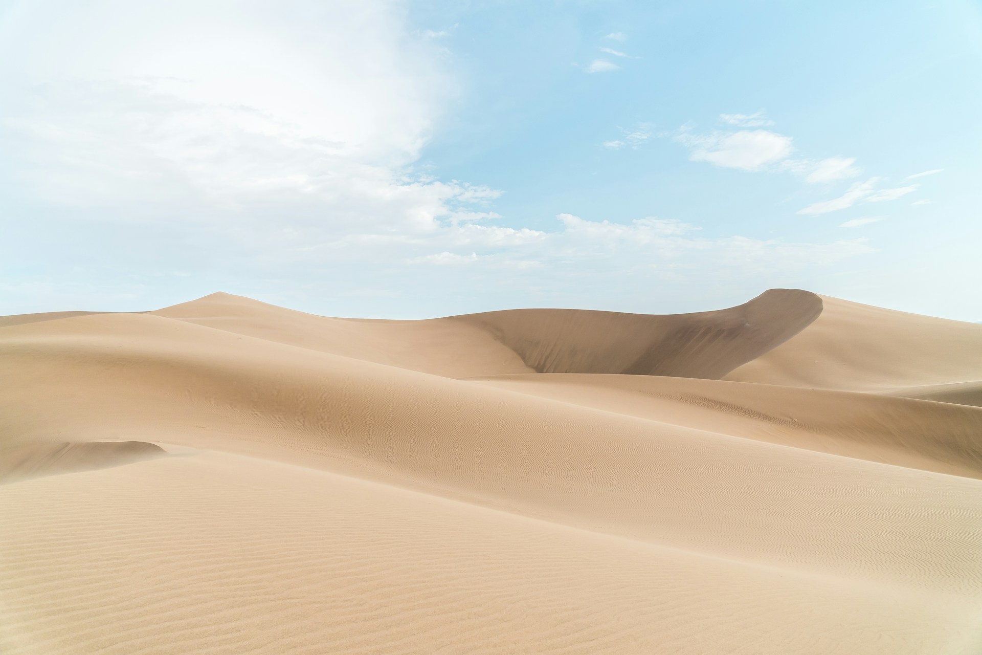 landscape photography of desert