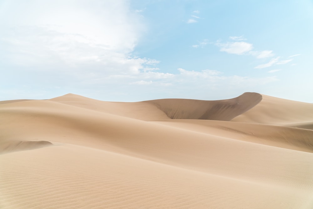 landscape photography of desert