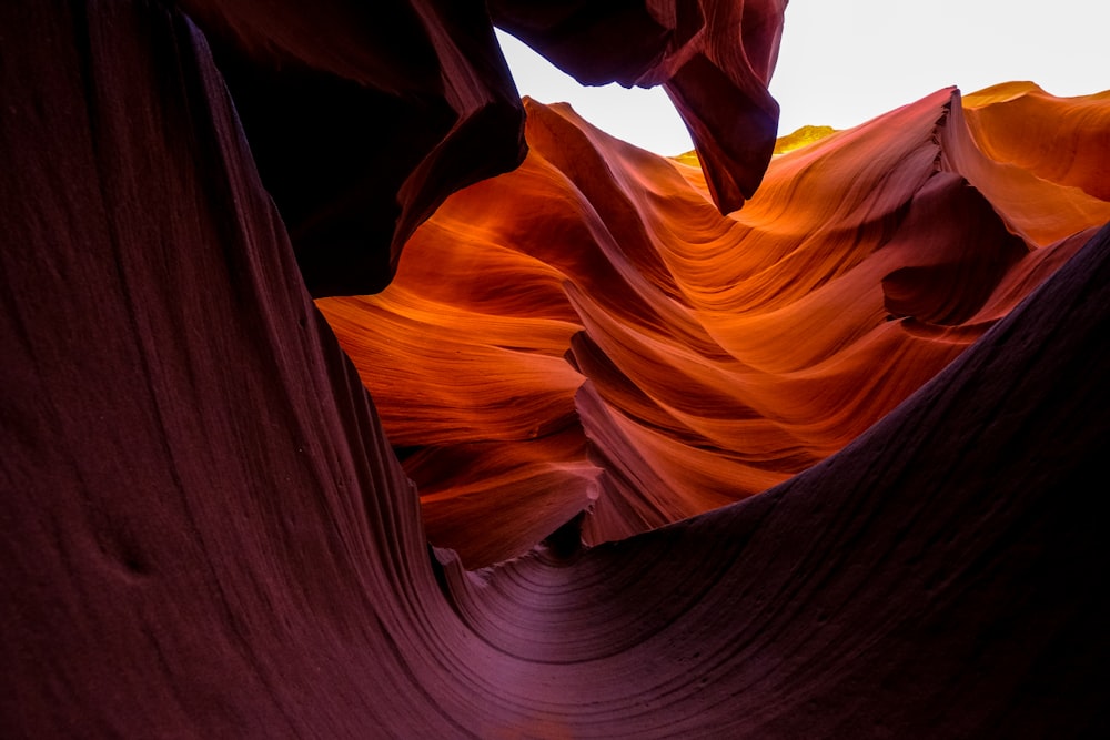 Photographie de paysage de canyon