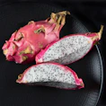 sliced dragon fruits