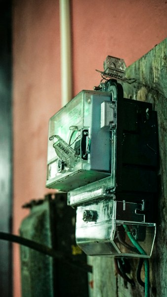 Compteur electrique en gros plan pour calculer le cout d'usage d'une pompe a chaleur en Suisse 2026