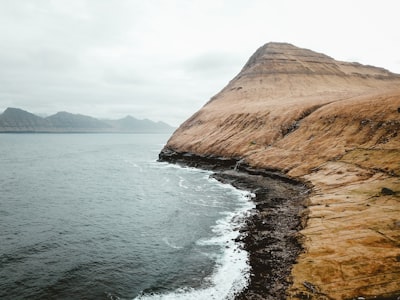 Gjógv - から Cliff, Faroe Islands