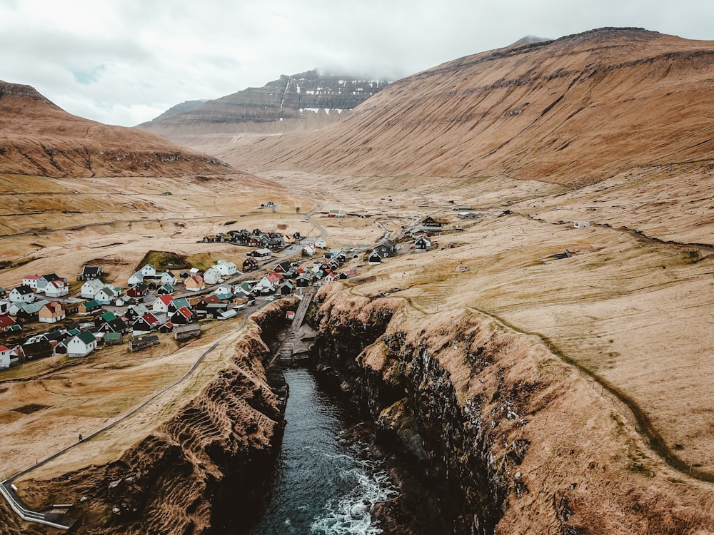 landscape photography of mountain