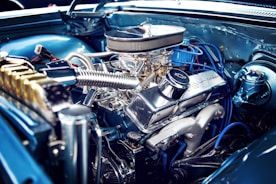 car engine bay
