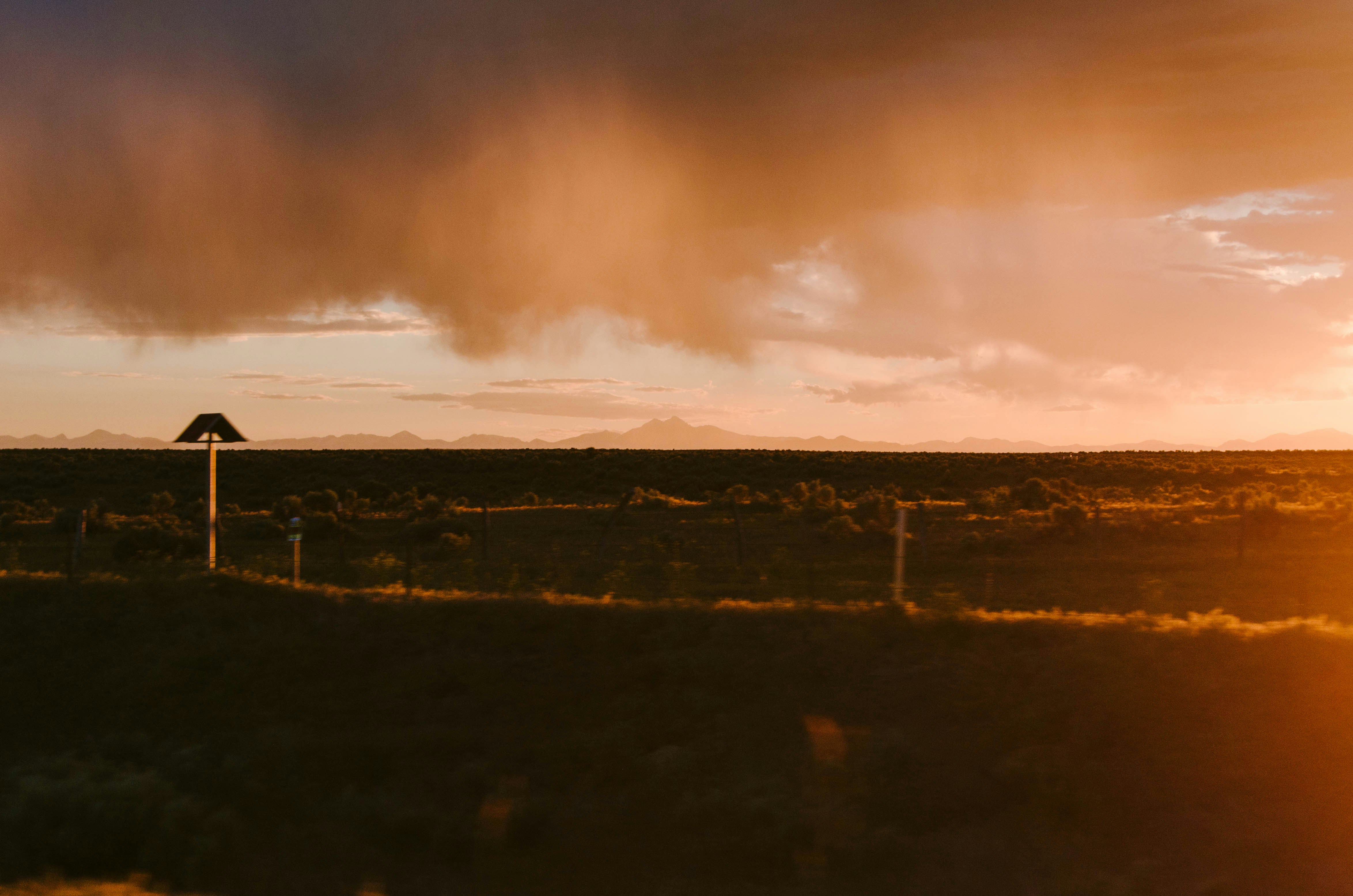 This was the view I got to witness on my way from Wisconsin to Denver. Shortly after a rainstorm the sun came out and showed off for little bit, giving off nothing but warm, golden colors.