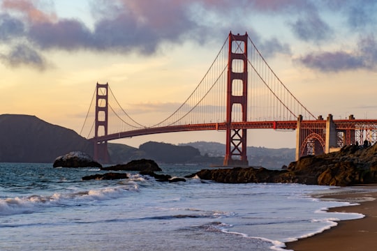 San Francisco bridge in Golden Gate Bridge United States