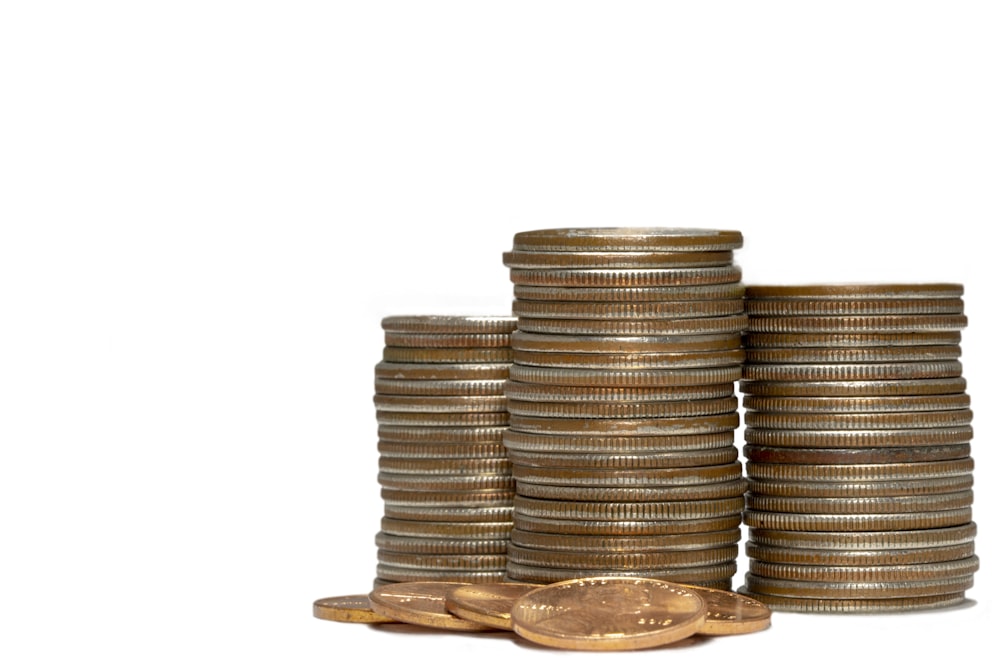 pile of copper-colored coins