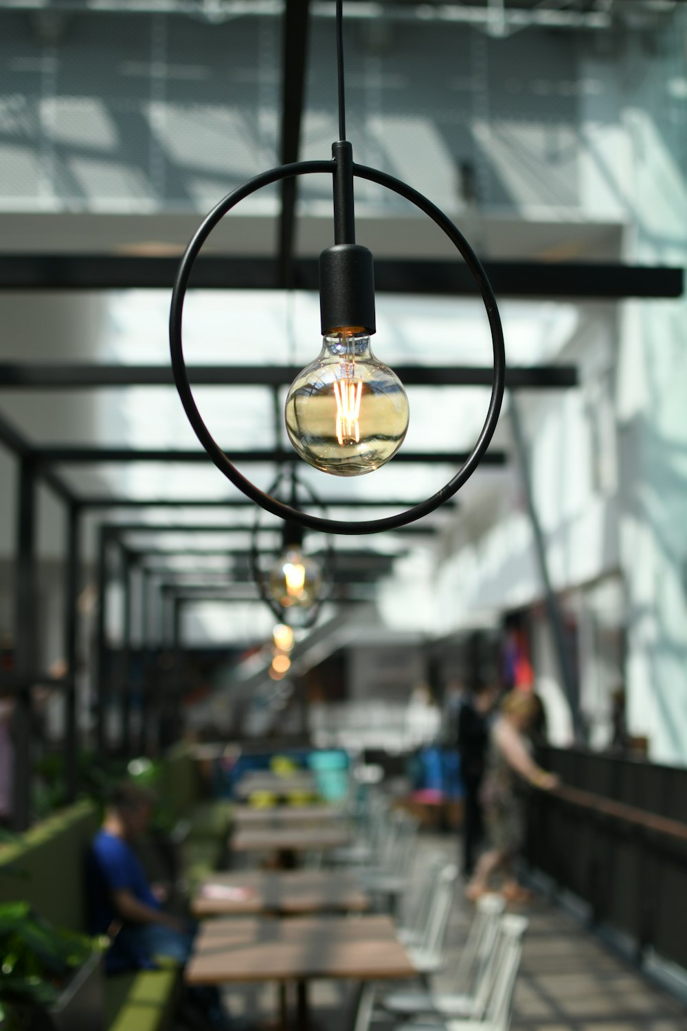 black pendant lamp