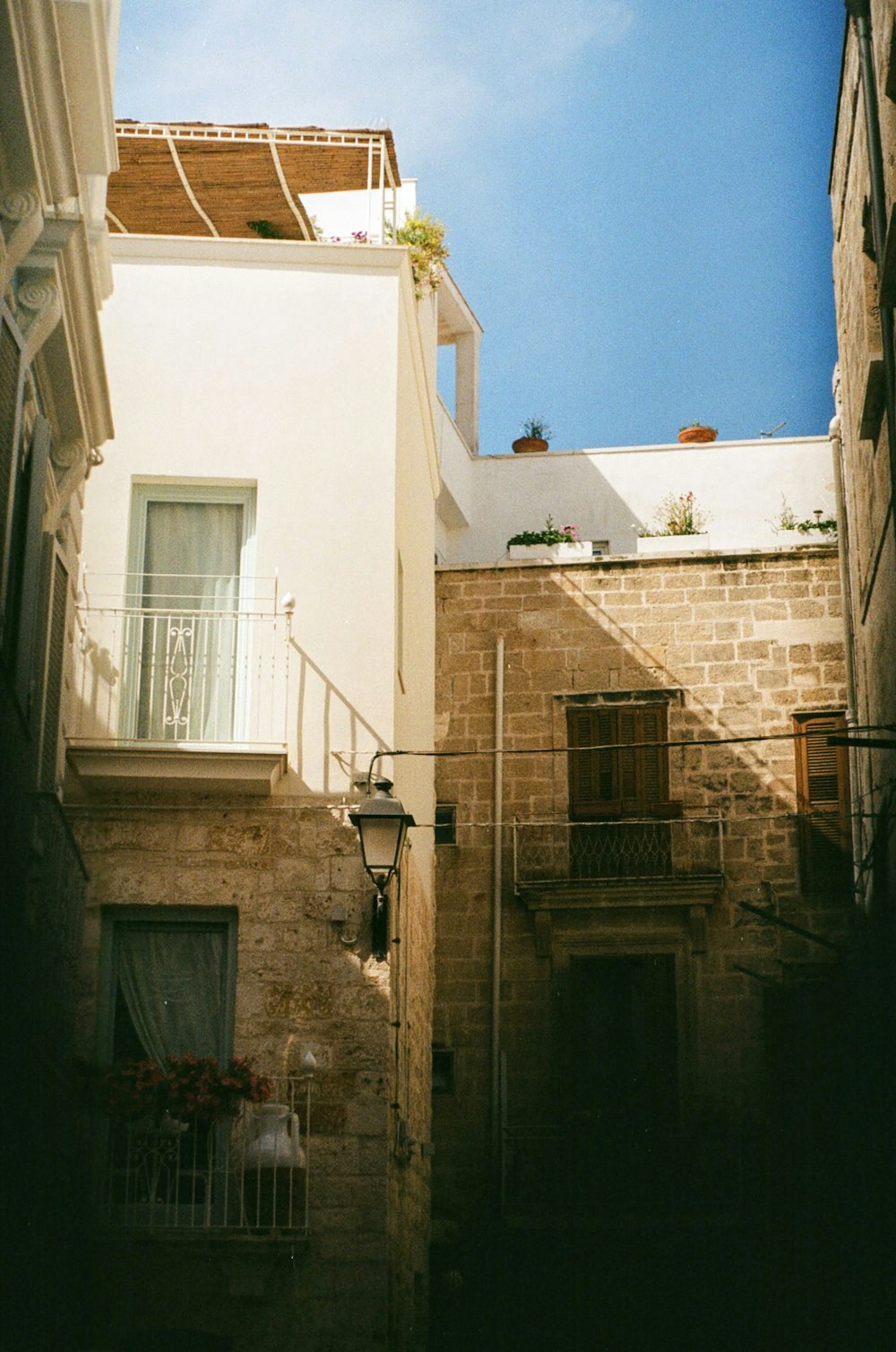 white and brown concrete house