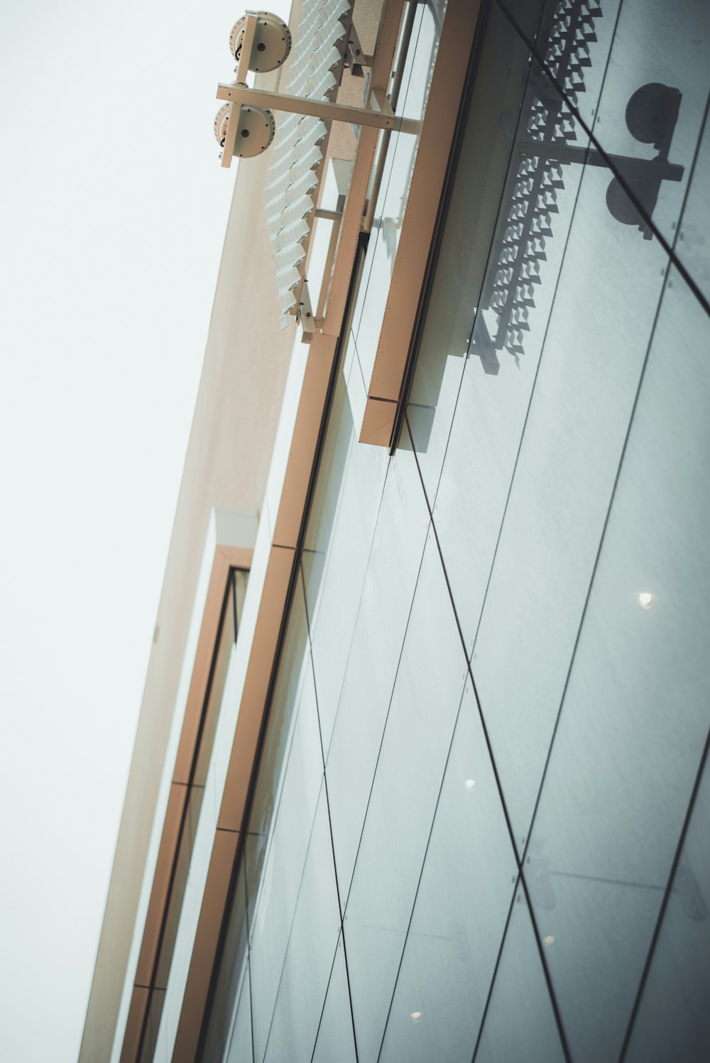 a tall building with a clock on the side of it