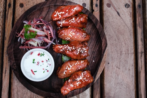 savory chicken on plate