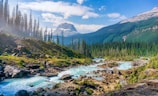 time-lapse photography of river