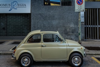 A modern Fiat Mobi parked in an urban setting.