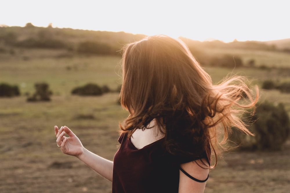 woman facing sideways