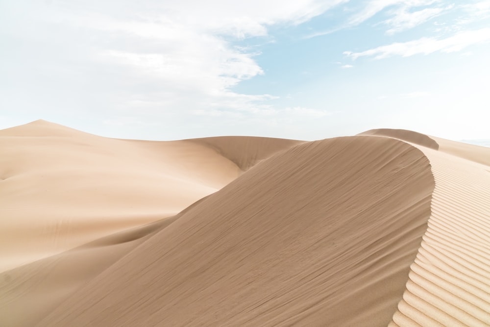 Fotografía de paisaje del desierto