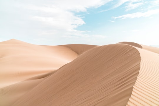 landscape photography of desert in Huacachina Peru