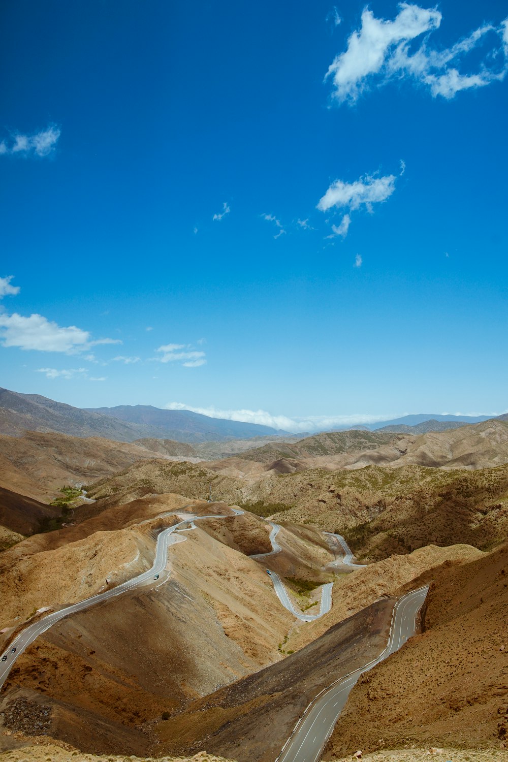 bird's eye view photo of mountain peak