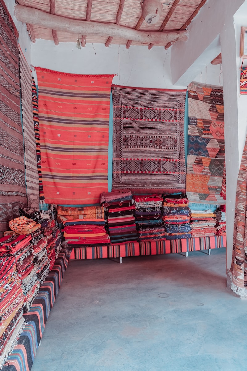 Colorful Indian fabrics