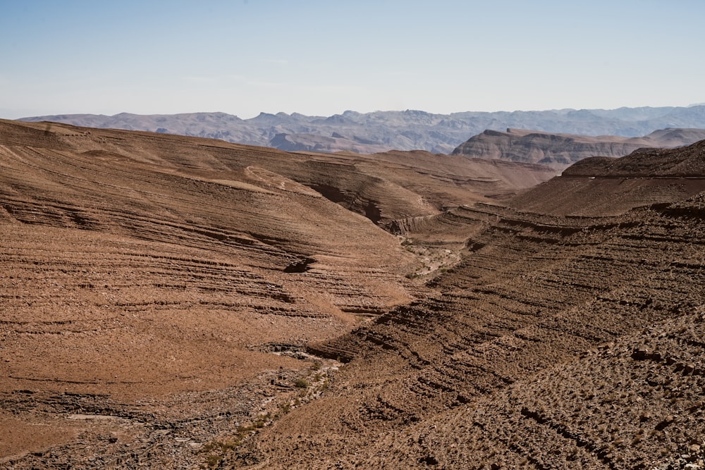 aerial photography of mountain