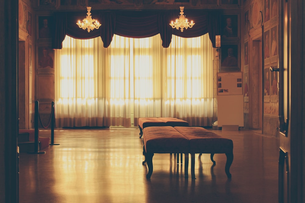 ottoman bench inside house