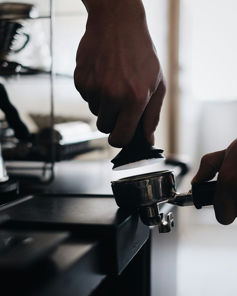 photo of stainless steel coffee filter