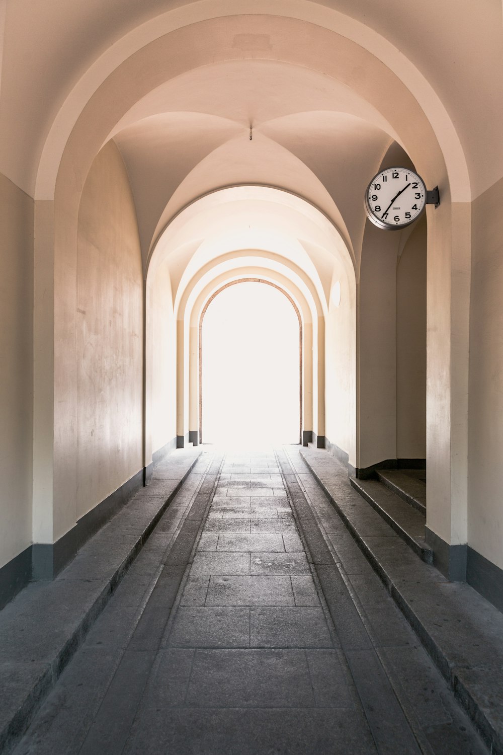 gray cement floor