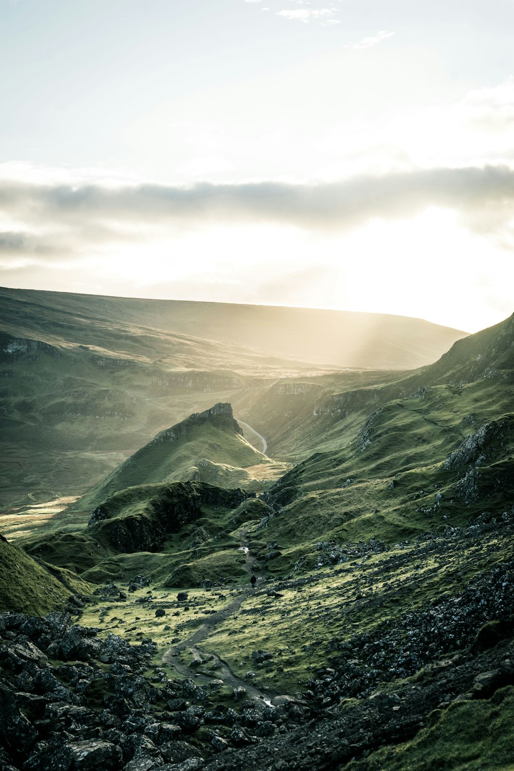 landscape photography of mountain