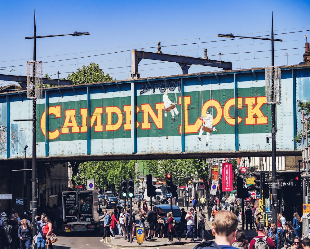 Beschilderung von Camden Lock