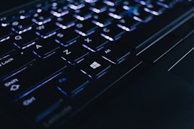black computer keyboard