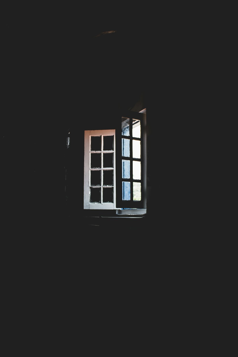 painel de janela branco