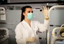 woman inside laboratory