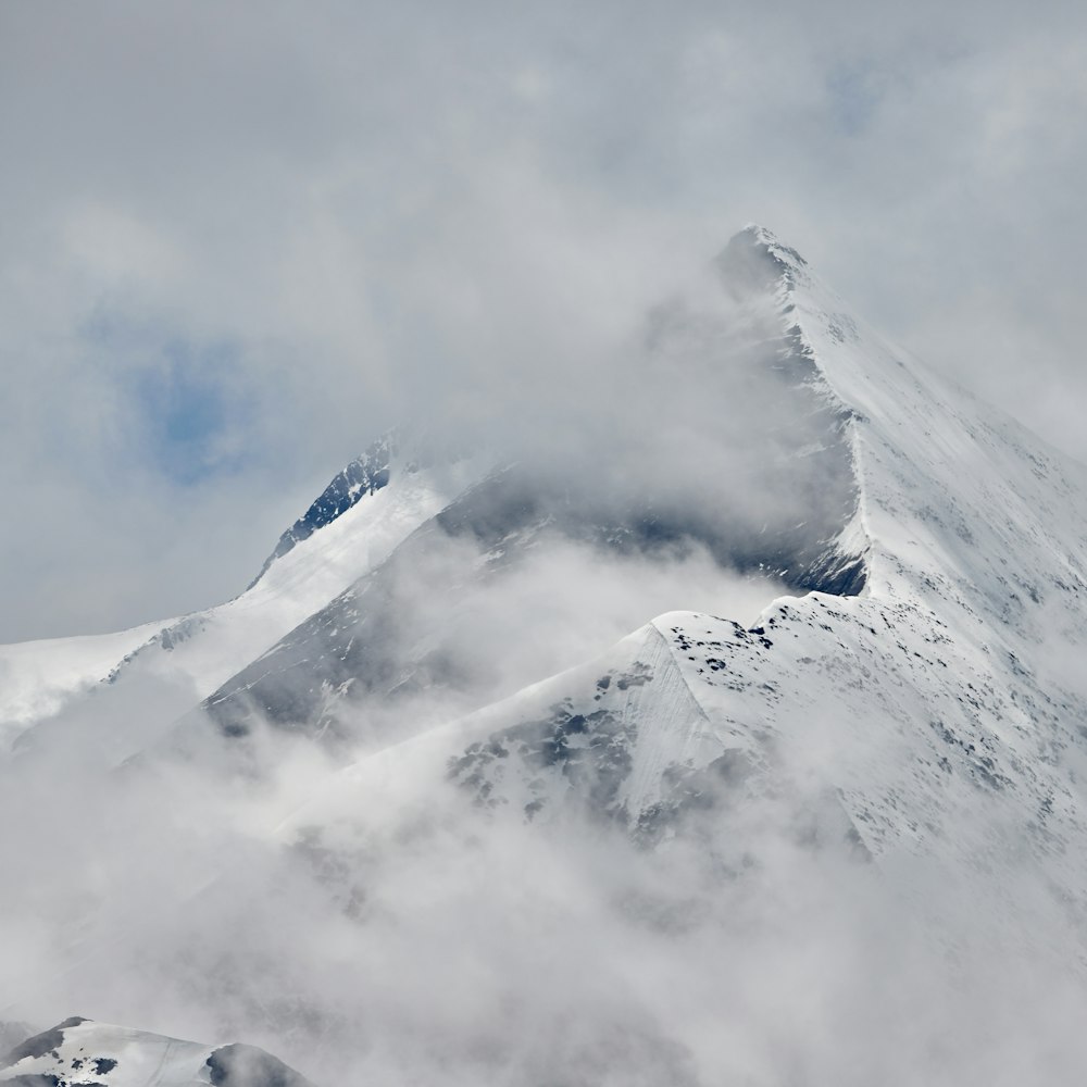 landscape photography of snow mountain