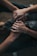 man and woman holding each others hands