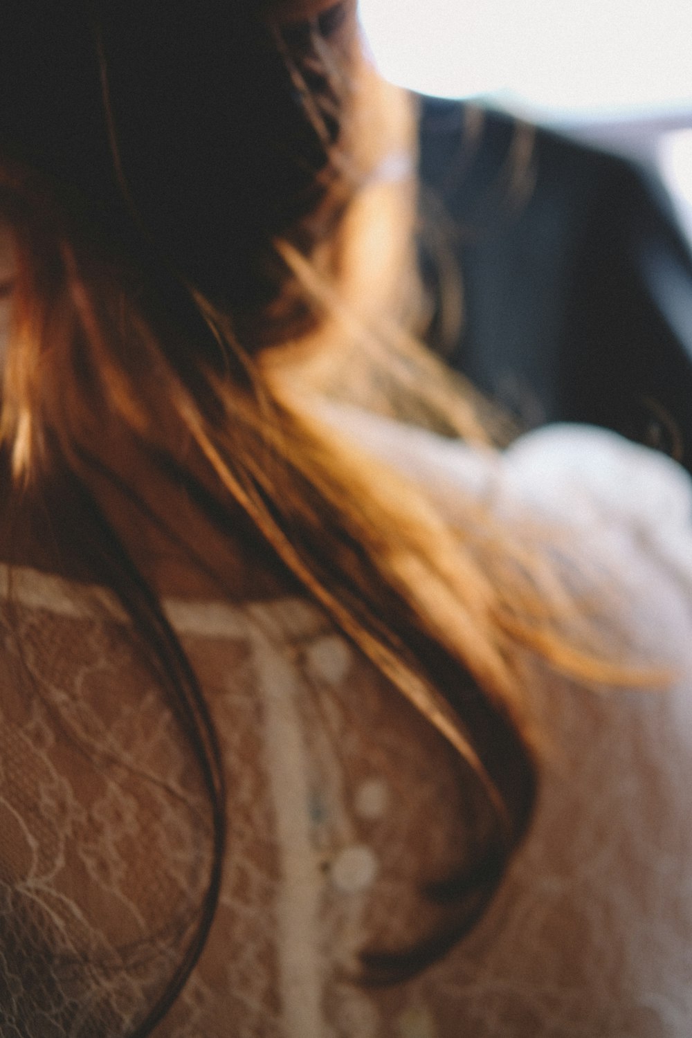 woman wearing white top