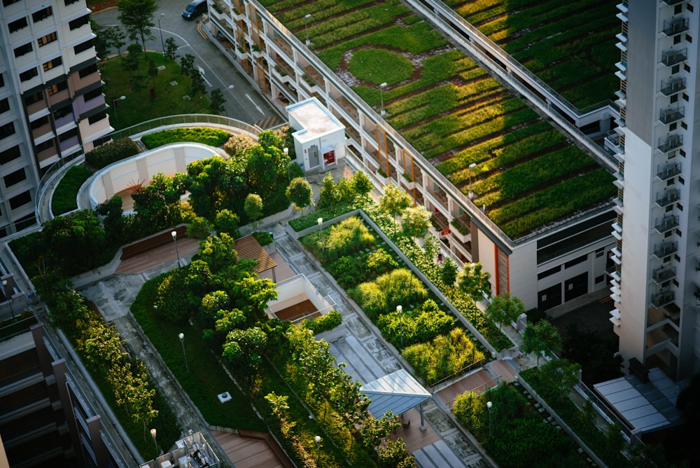 Rooftops, villas, terraces