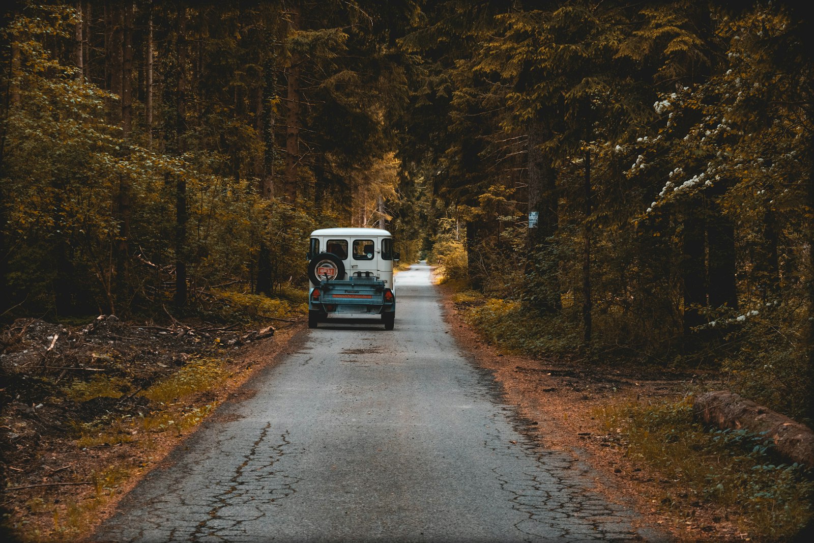 Nikon D5600 + Nikon AF-S DX Nikkor 18-55mm F3.5-5.6G II sample photo. White vehicle on pavement photography