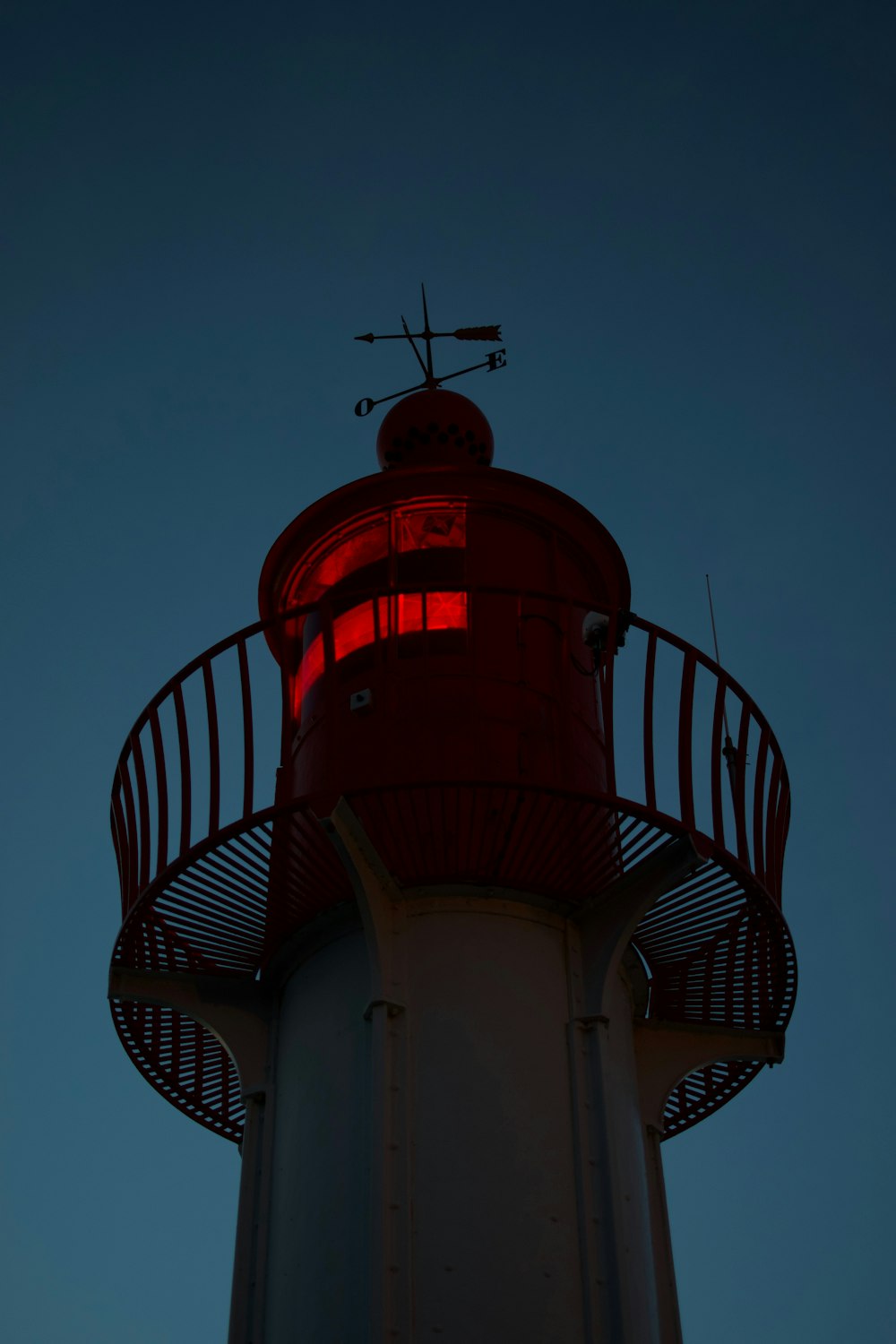 watchtower at night