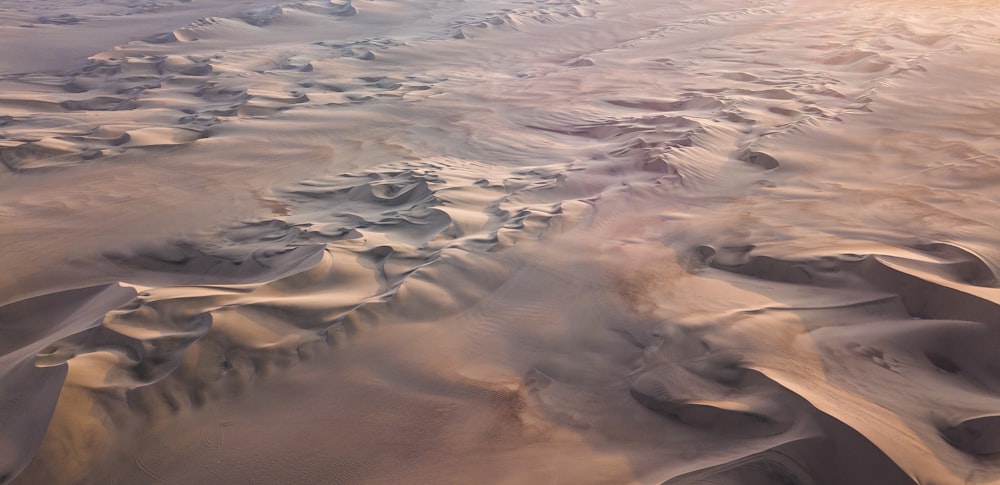 veduta aerea del deserto