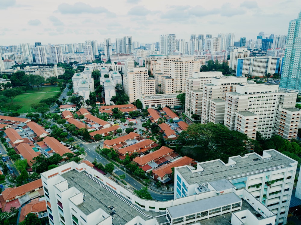 aerial view of buildings during daytime