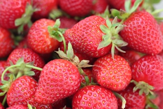 bunch of strawberries fruit