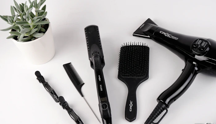 Haircare styling scene