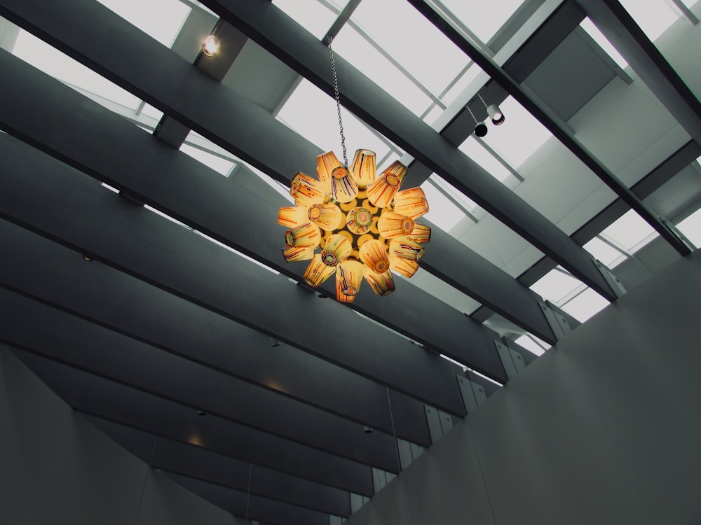 yellow pendant lamp